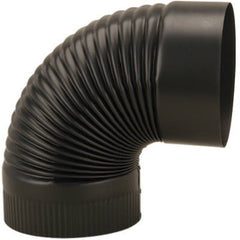 IMPERIAL Imperial Mfg Group Usa Inc BM0025 8 in 24 Ga Black Corrugated Elbow