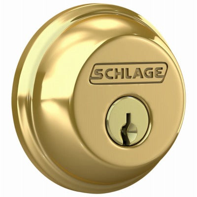 SCHLAGE Schlage Lock Co B60NV505 Single Cylinder Deadbolt