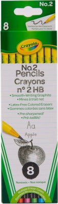 CRAYOLA Crayola Llc 68-2029 No. 2 Pencil 8 Count
