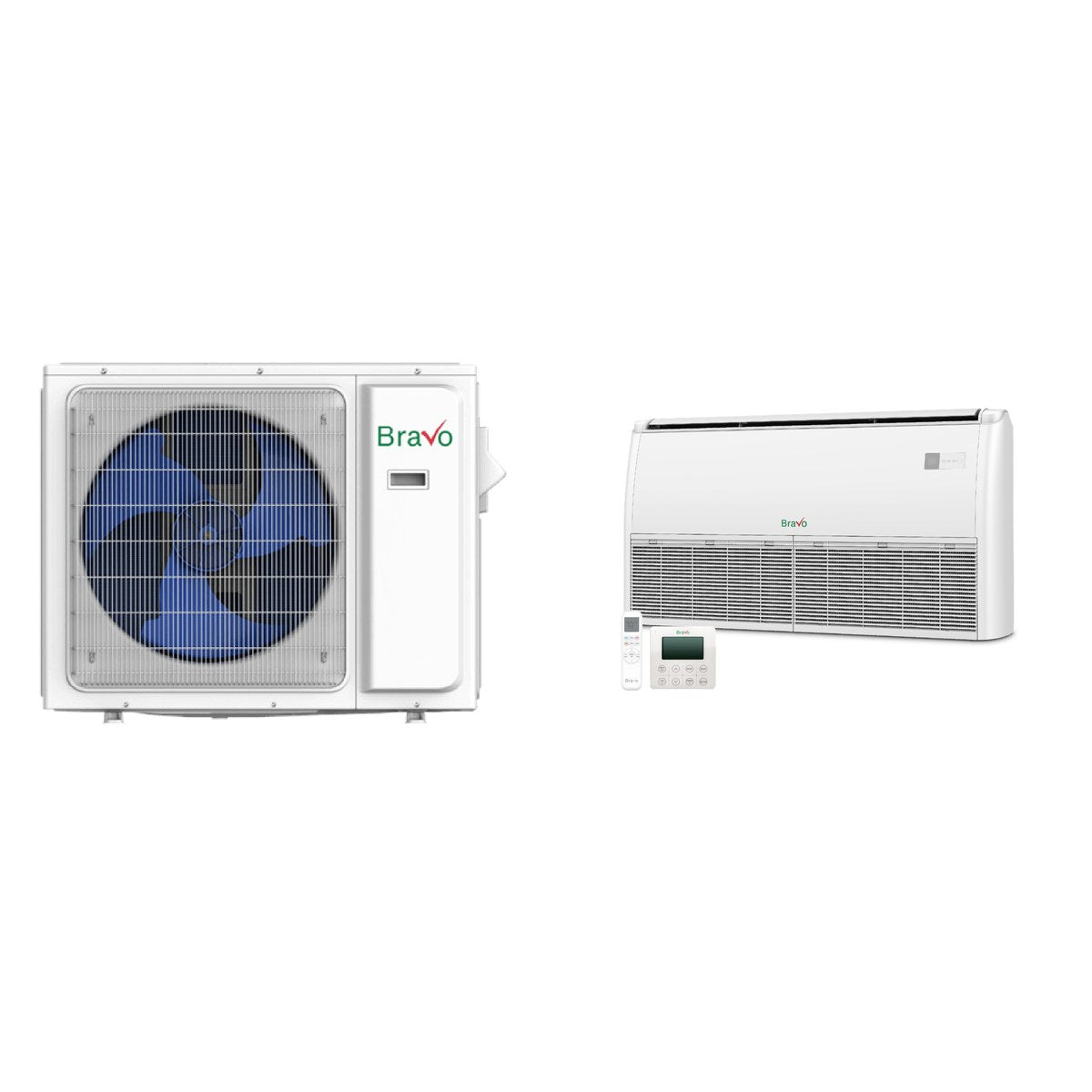 BRAVO ROMA BRAVO ROMA 18000 BTU R-410A 22 SEER2 2-Zone Floor/Ceiling Mini Split