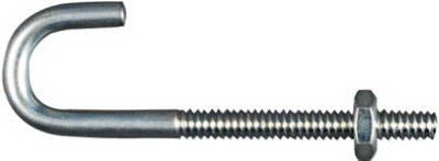 NATIONAL HARDWARE National Mfg N232-876 Zinc J Bolt 3/16 X 2-1/2 in 10-pack