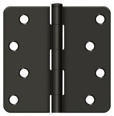 DELTANA Deltana S44R410B 4x4 Radius Corner Hinge Oil Rubbed Bronze