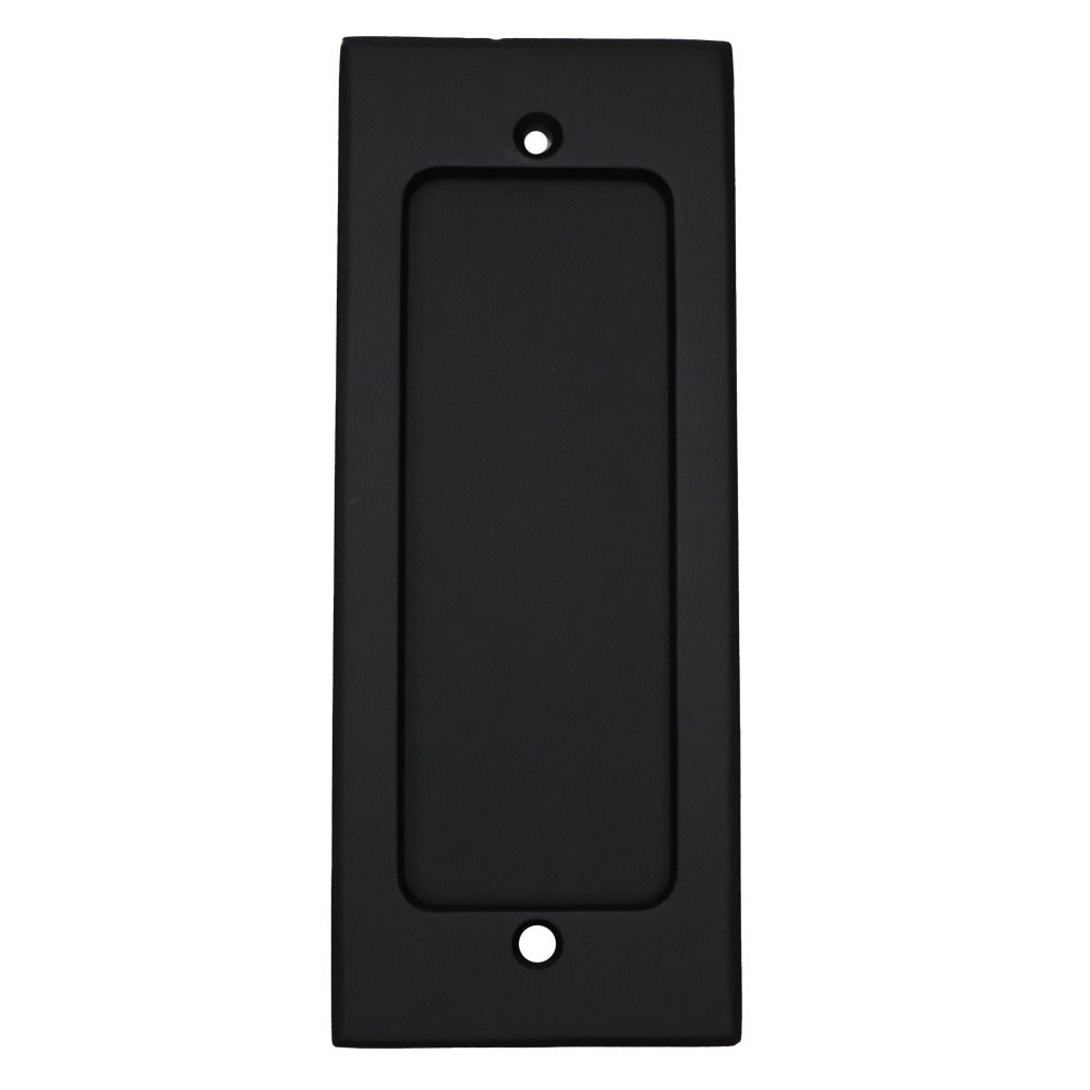 EMTEK Emtek 2215US19 Modern Rectangular Flush Pull Flat Black