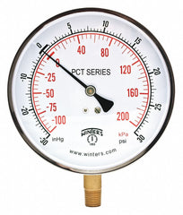 WINTERS INSTRUMENTS Winters Instruments PCT329 PCT Contractor Pressure Gauge (4.5 inches Dial)