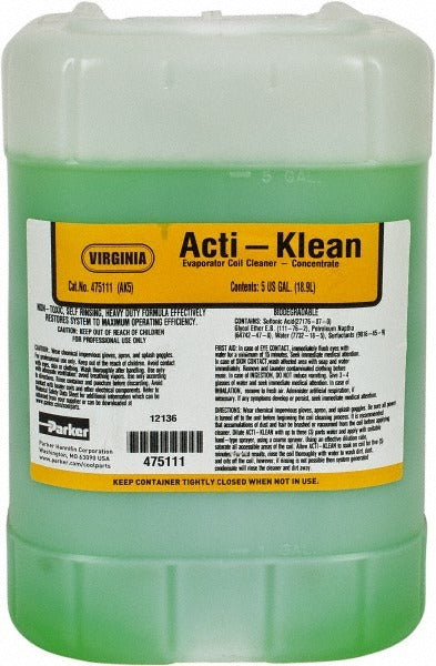 PARKER Parker 475111 Alkaline Coil Cleaner 5 Gallon