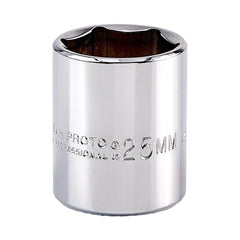 PROTO Proto J5425MH Hand Socket 25mm 6-point 1/2 Drive
