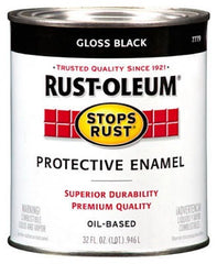 RUST-OLEUM Rust-oleum 7779-504 Gloss Black Enamel Coating 1 Qt