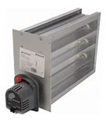 HONEYWELL Honeywell ZD8X24TZ/U Damper Parallel Blade TrueZone 24 VAC (8 in x 24 in) ZD8X24TZ