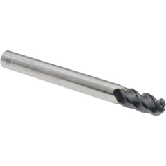 SECO TOOLS Seco 03083826 Ball End Mill 1/4 in 4 Flute Carbide Altin