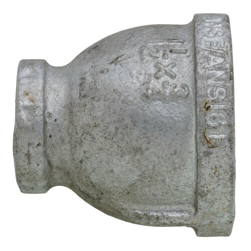 EVERFLOW Everflow GMRC1122 Galvanized Malleable Reducing Coupling (1-1/2 x 3/4) Bluefin GVC150-075C