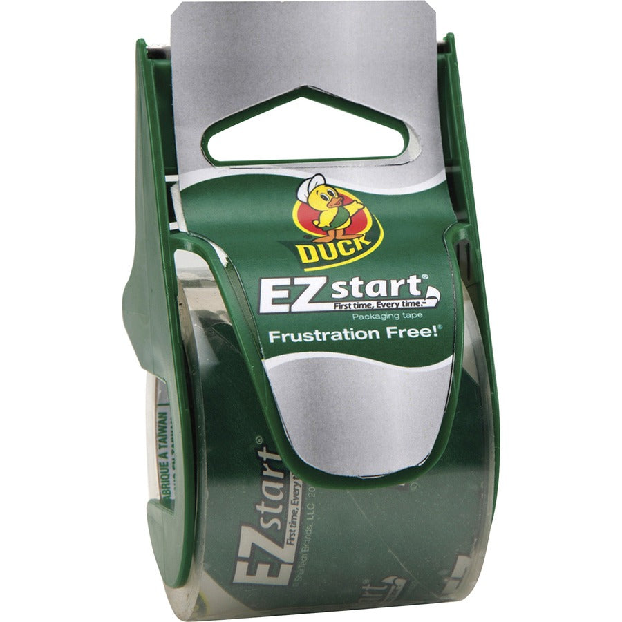 DUCK Duck DUC07307 Ez Start Carton Sealing Tape/Dispenser 1.88-Inch x 22.2 Yds (1.5-Inch Core)