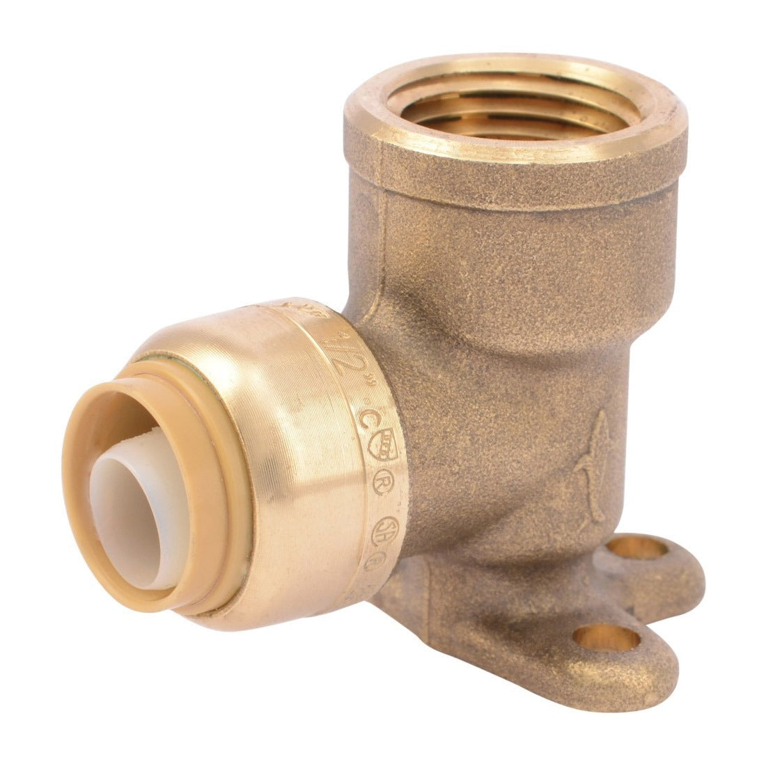 RWC Rwc U334LF 90 Degree Drop-ear Elbow 1/2 Inch Brass