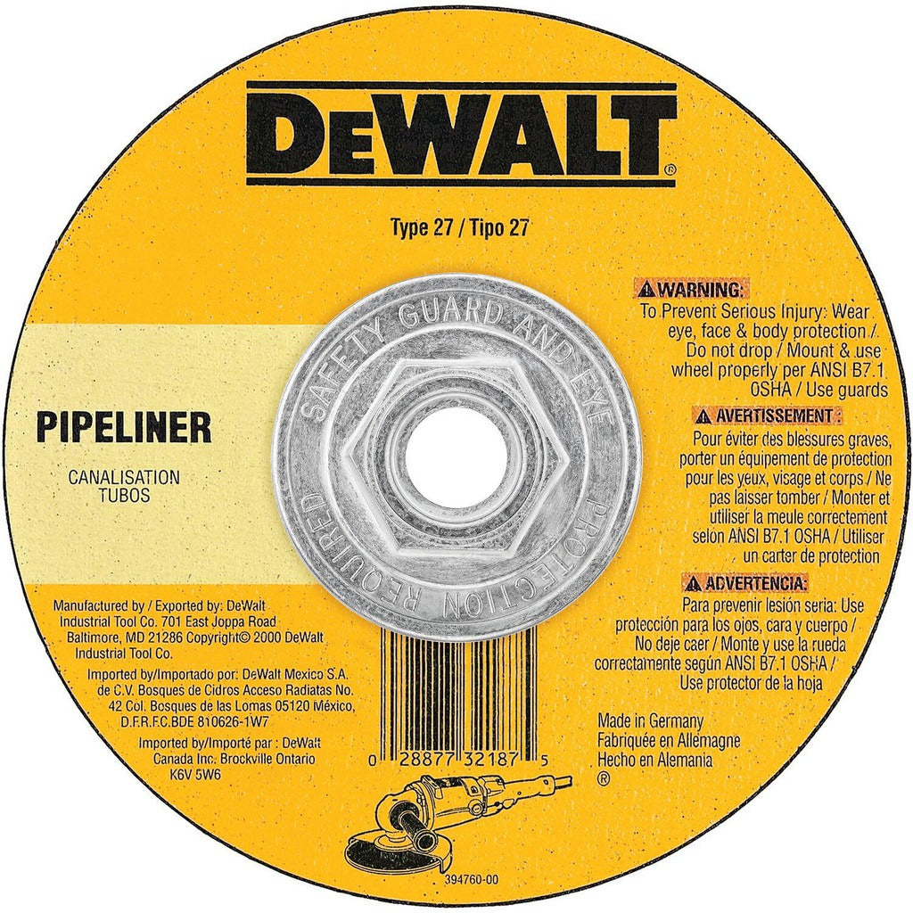 DEWALT Dewalt DW8436 Type 27 Grinding Wheel 5 in 24 Grit