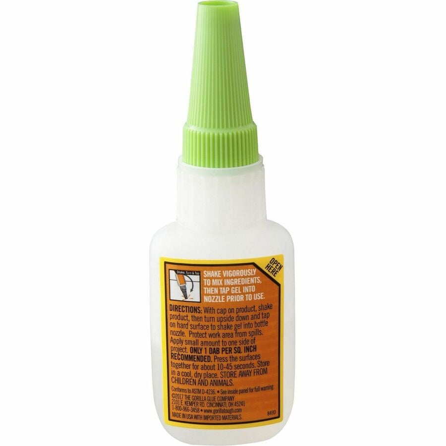 GORILLA Gorilla GOR7600101 Super Glue Gel 0.53 oz (1 Each)
