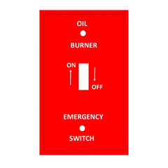 MULBERRY METAL PRODUCTS Mulberry Metal Products 41001H Oil Burner Wall Plate