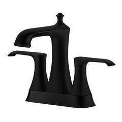 DAKOTA Dakota Plumbing DSF-42BCS00MBK-DIS Centerset Faucet Matte Black