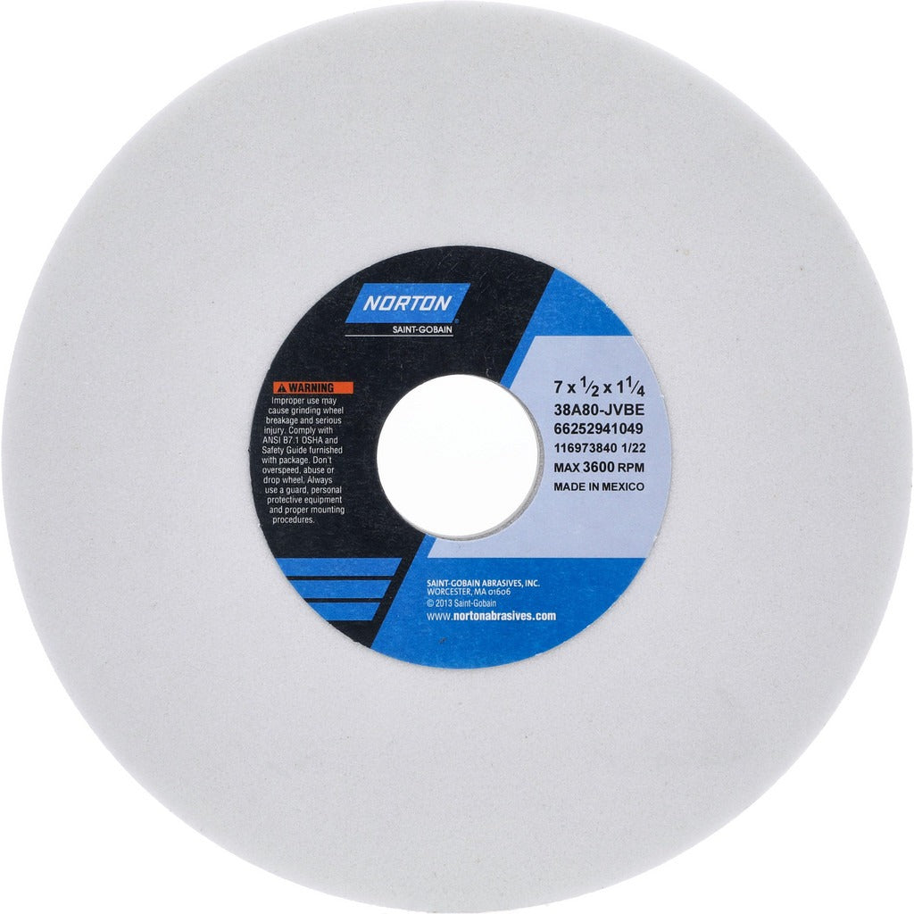 NORTON Norton 66252941049 Surface Grinding Wheel 80 Grit 7 in