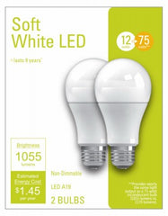 GE G E Lighting 32590 Led A19 12W Soft White Bulb 2 Pack