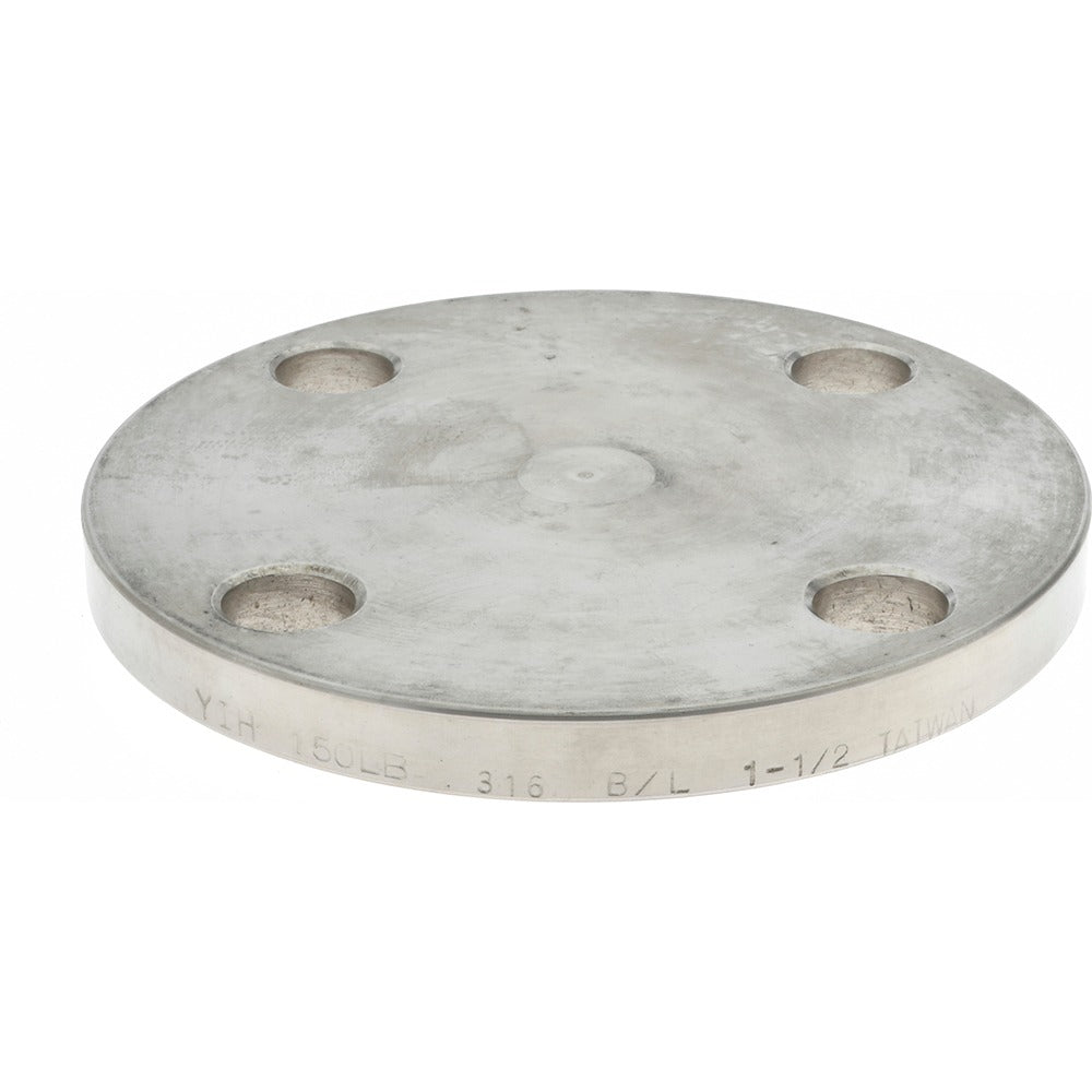 MERIT BRASS Merit Brass 635B-24 Blind Pipe Flange 1-1/2 in 316 Ss