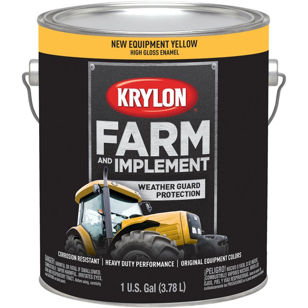 KRYLON Krylon K01974008 Brush-on Paint 1 Gal New Equipment Yellow