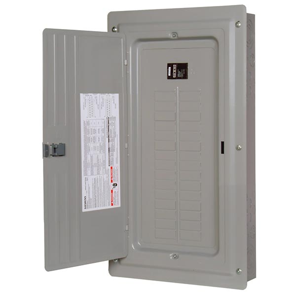 SIEMENS Siemens PN3030B1100C 100A Main Breaker / Convertible Load Center, 30 Spaces / 30 Circuits, 1 Phase 3 Wire 120/240V, Copper Bus, NEMA 1