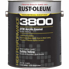 RUST-OLEUM Rust-oleum 314409 Acrylic Enamel Paint 1 Gal Safety Yellow