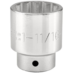 PROTO Proto J5554 Hand Socket 1-11/16 in 3/4 Drive 12-point