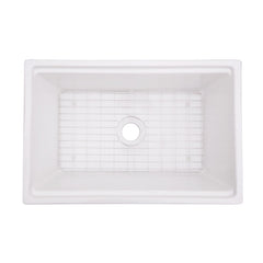 DAKOTA Dakota Plumbing Products DSE-FCAL3020S Fireclay Farmhouse Sink