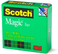 3M 3M Company 810 Magic Transparent Tape 0.5x36 Yd 12 Pack