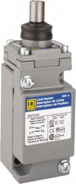 SCHNEIDER ELECTRIC Square D 9007C54R Limit Switch Spdt Nc Plunger 600V