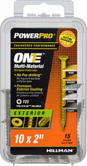 HILLMAN Hillman Fasteners 116800 Exterior Screws 10x2 in 15 Pack