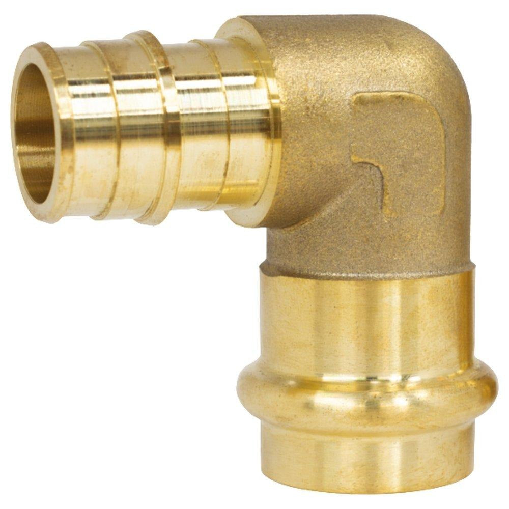NIBCO Nibco H-36842W Forged DZR Brass 90 Degree Transition Elbow 1/2 in (90 degree)