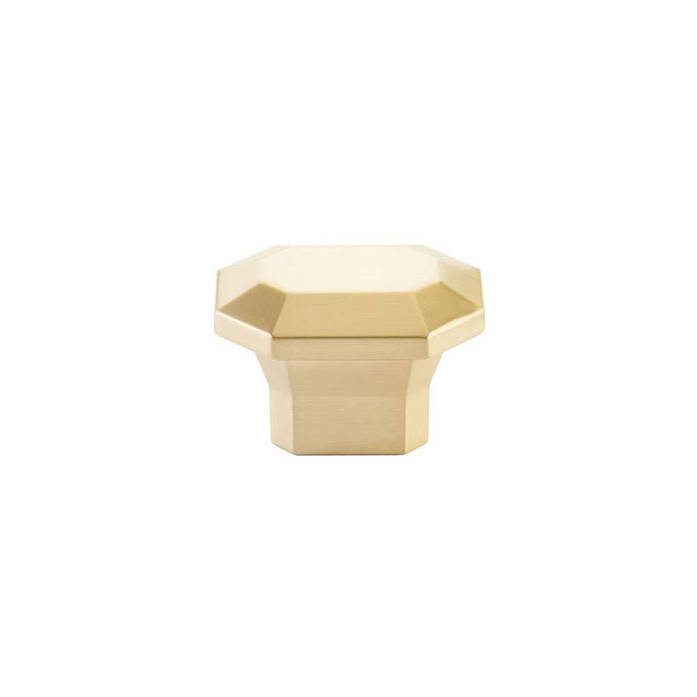 EMTEK Emtek 86613US4 Riviera Rectangular Cabinet Knob Satin Brass
