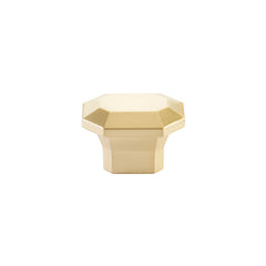 EMTEK Emtek 86613US4 Riviera Rectangular Cabinet Knob Satin Brass