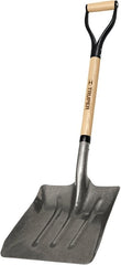 TRUPER Truper COSH-Y 27 In wood D-grip steel scoop shovel (40.75 In total length)