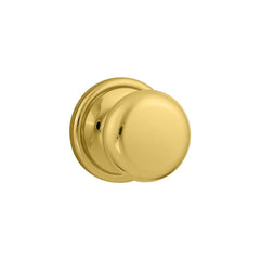 KWIKSET Kwikset 720H-3 Hancock Knob Passage Door Lock Bright Brass