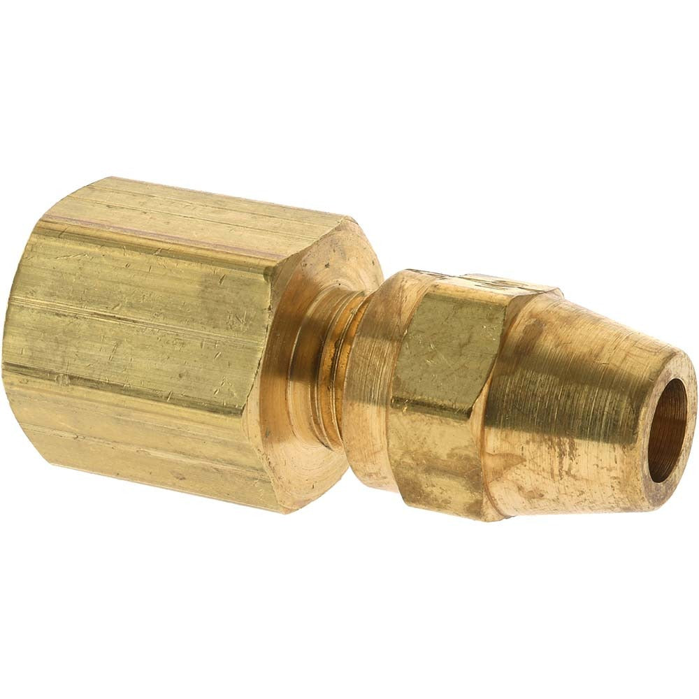 PARKER Parker 66AB-4-4 Compression Tube Connector 1/4-18 Nptf
