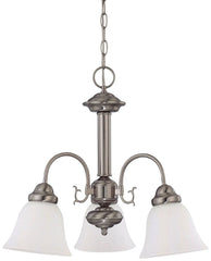 SATCO Satco 60-3241 Ballerina 3-light Chandelier Brushed Nickel