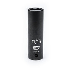 GEARWRENCH Gearwrench 84551N 1/2 in Drive 11/16 in Impact Socket 6-pt