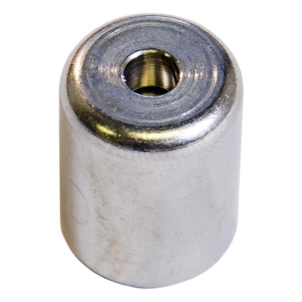 C&D VALVE C&D Valve CD2290/50 Male Flare Locking Cap, 1/4 in Thread, Silver