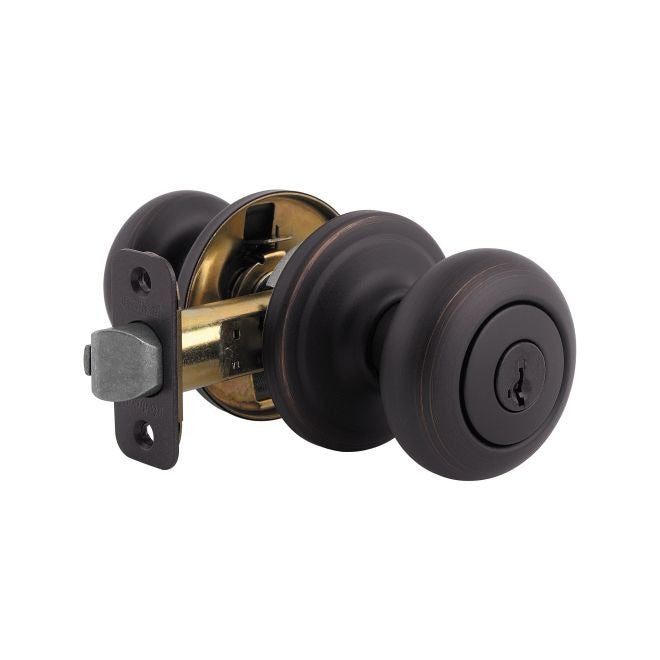 KWIKSET Kwikset CP740J-11PS Juno Entry Knob Lock Smartkey Venetian Bronze