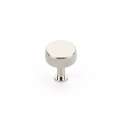 SCHAUB Schaub 5002-PN Knurled Cabinet Knob Polished Nickel 1.25 in