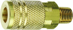 TRU-FLATE Tru-Flate 13-225 I/M-Style Coupler 1/4 in MNPT (Pack)