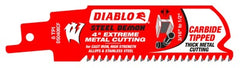 DIABLO Freud DS0408CF 4in 8T Carbide Recip Blade Thick Metal 5pk