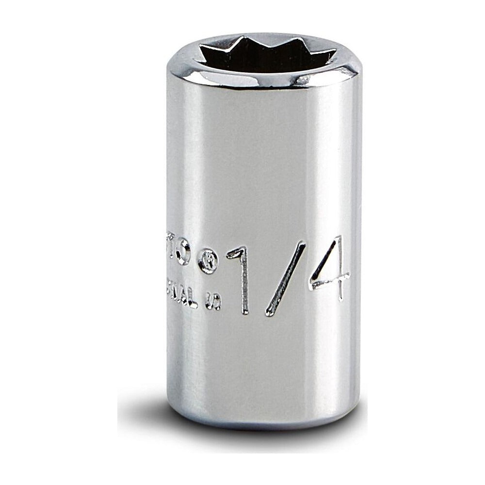 PROTO Proto J4708S Hand Socket 1/4 in Drive 8-point Chrome