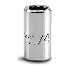 PROTO Proto J4708S Hand Socket 1/4 in Drive 8-point Chrome