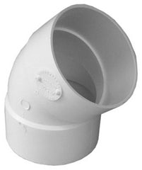 TIGRE Tigre Usa Inc 36-502 3 Inch 45 Degree Hub X Hub Elbow