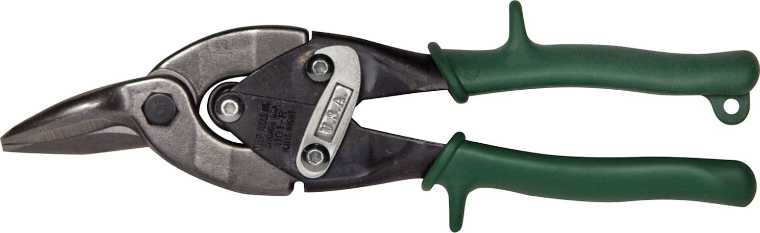 KLEIN TOOLS Klein Tools 1101R Bulldog Offset Aviation Snip (Right/Straight) 1201R