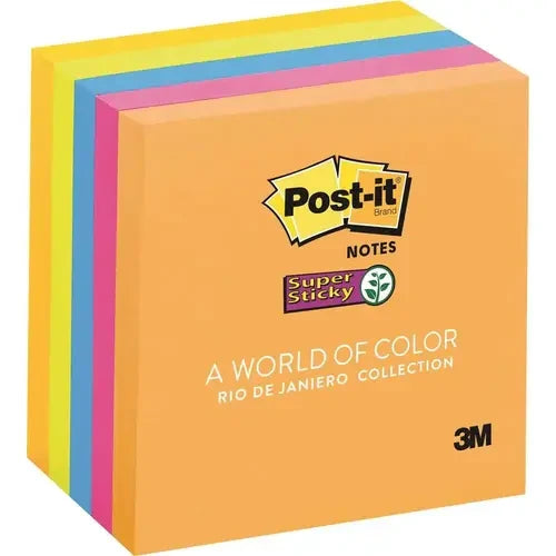 3M 3M MMM6545SSUC Super Sticky Notes 3 x 3 (5 Pads) 6545SSUC
