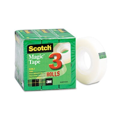3M 3M MMM810K3 Magic Tape Refill 3/4 x 1000 3/Pack